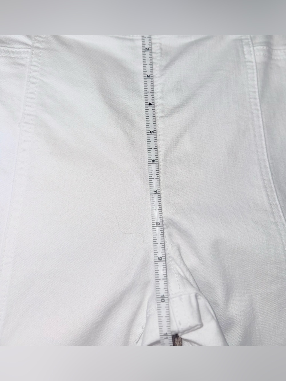 Cello White Flare Pants with Stretch Ponte Knit - Picture 4 of 5